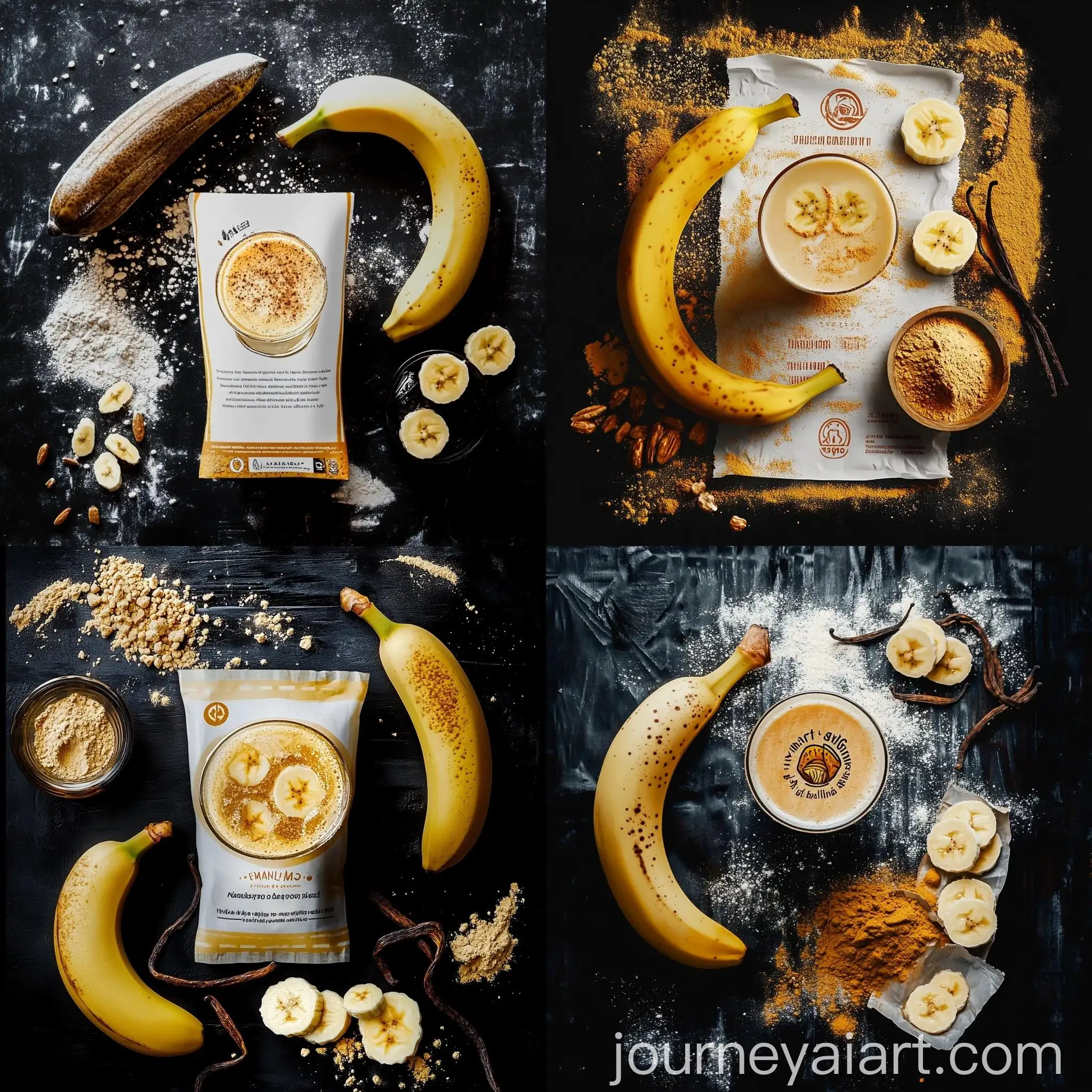 Luxurious-Cocktail-with-Vanilla-Powder-and-Banana-Garnish