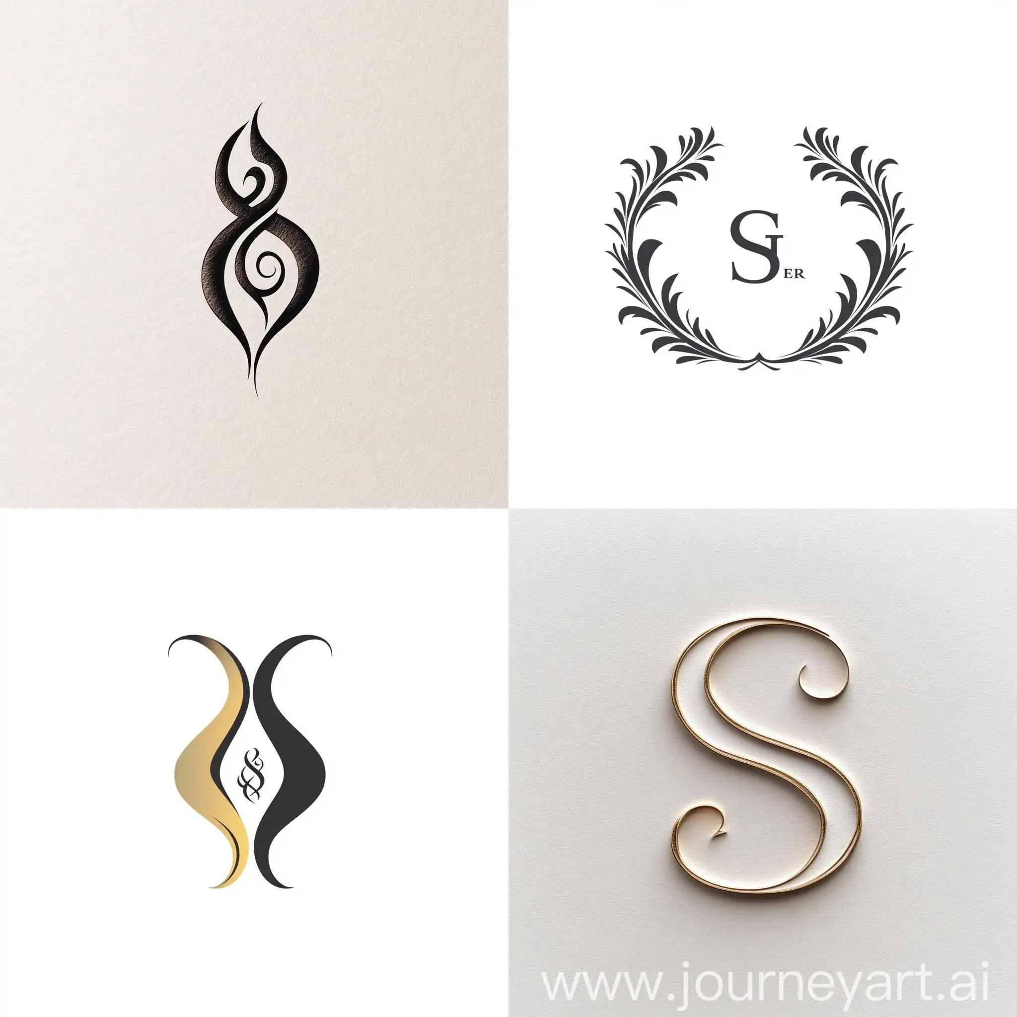 Monogram-and-Typography-Logo-Design-on-White-Background