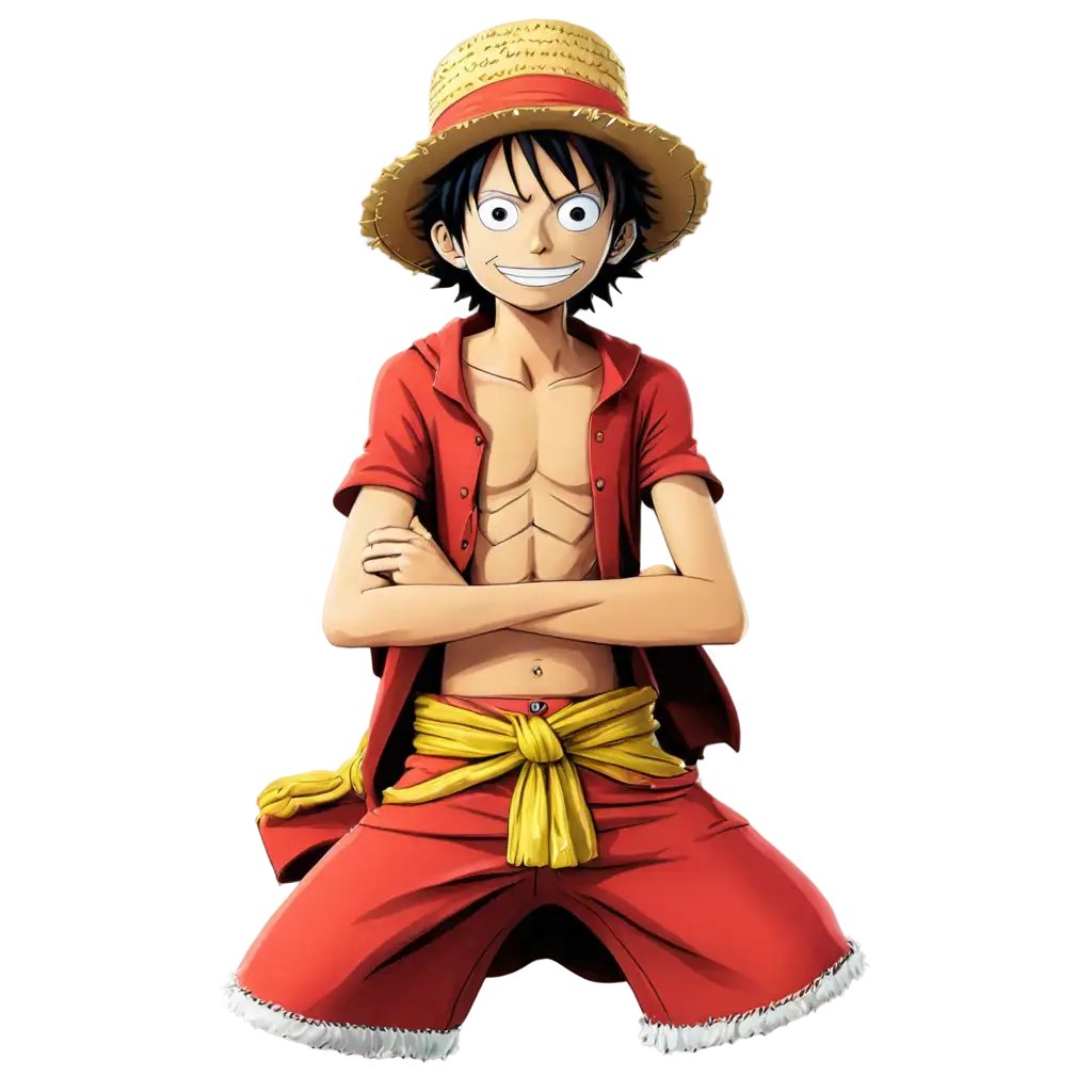 Luffy-One-Piece-PNG-Image-HighQuality-Illustration-for-Fans-and-Designers