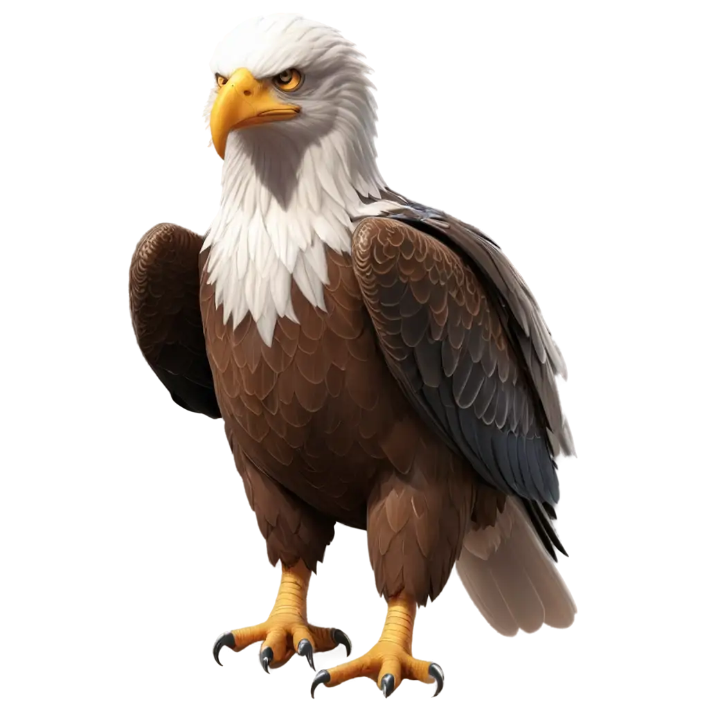 Eagle-One-Studio-3D-PNG-HighQuality-Visual-Asset-for-Multiple-Uses