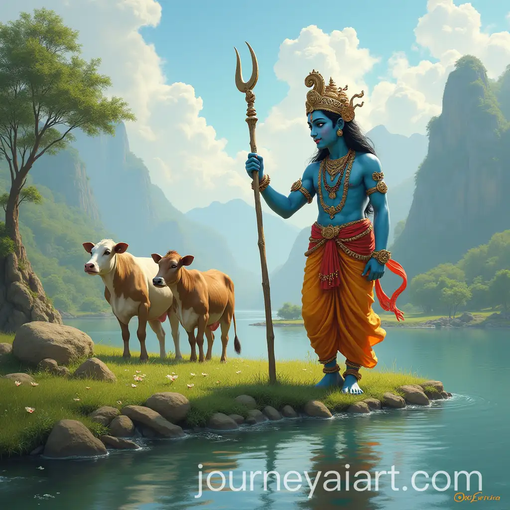 Krishna-with-Cows-in-Serene-Hindu-God-Landscape