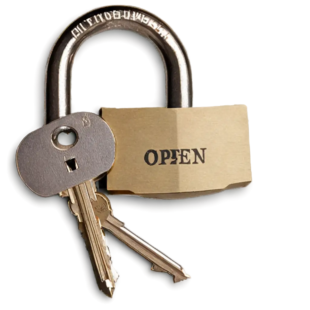 Open-Padlock-PNG-Image-HighQuality-Transparent-Illustration-for-Versatile-Use