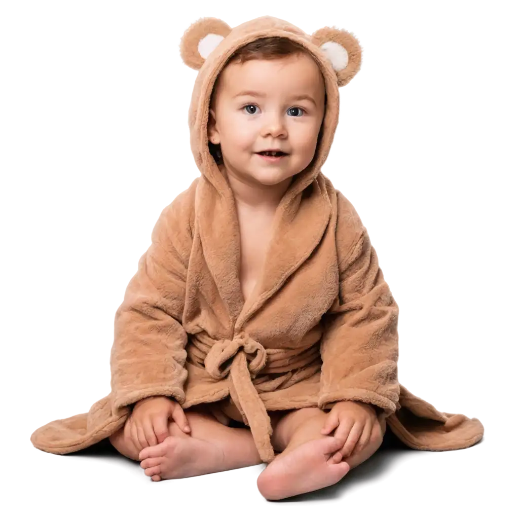 Baby-in-a-Teddy-Bear-Robe-Sitting-onPNG-Image-Usage-Scenarios-the-Floor-PNG-HighQuality-Image-for-Multiple-Uses