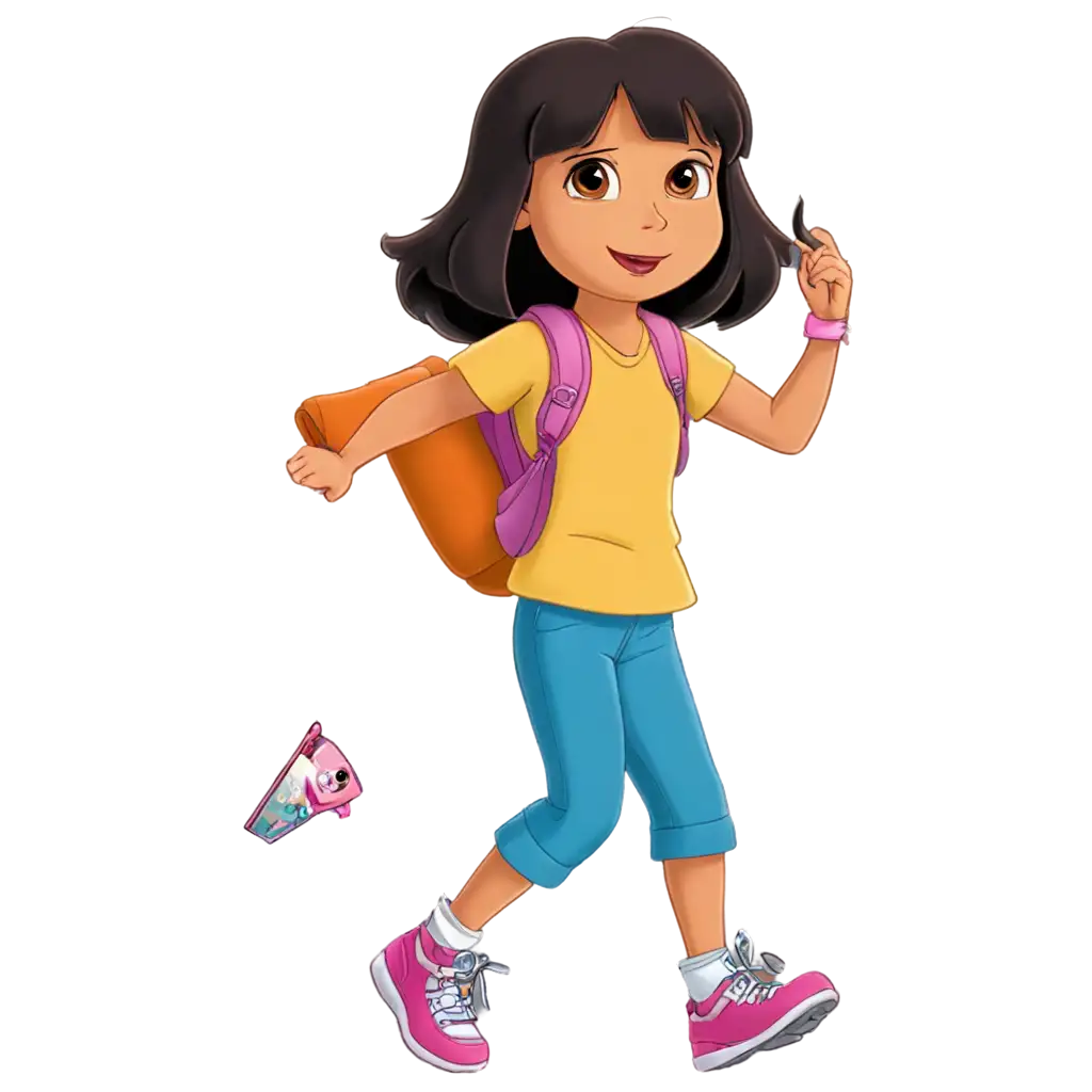 Dora-the-Explorer-in-the-Forest-PNG-HighQuality-Transparent-Image-for-Creative-Projects