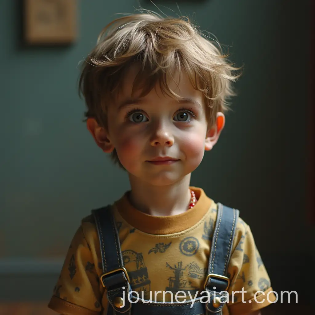 Boy-Standing-in-the-Misty-Forest