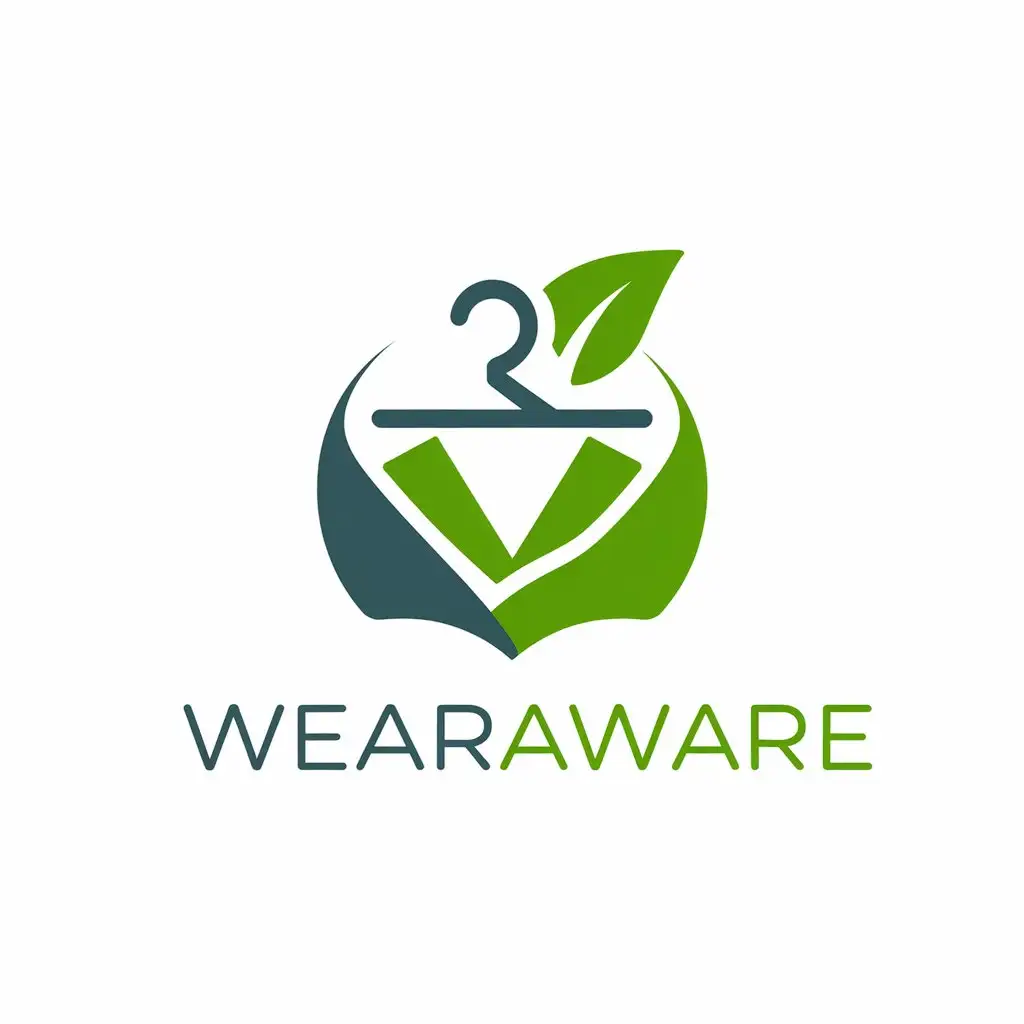 LOGO Design for WearAware EcoFriendly ReFashion with Vector Style