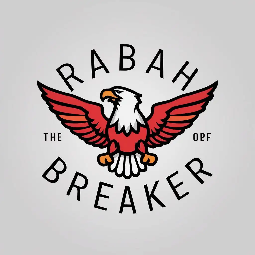 LOGO-Design-for-Rabah-Breaker-American-Eagle-Symbol-in-Vector-Format