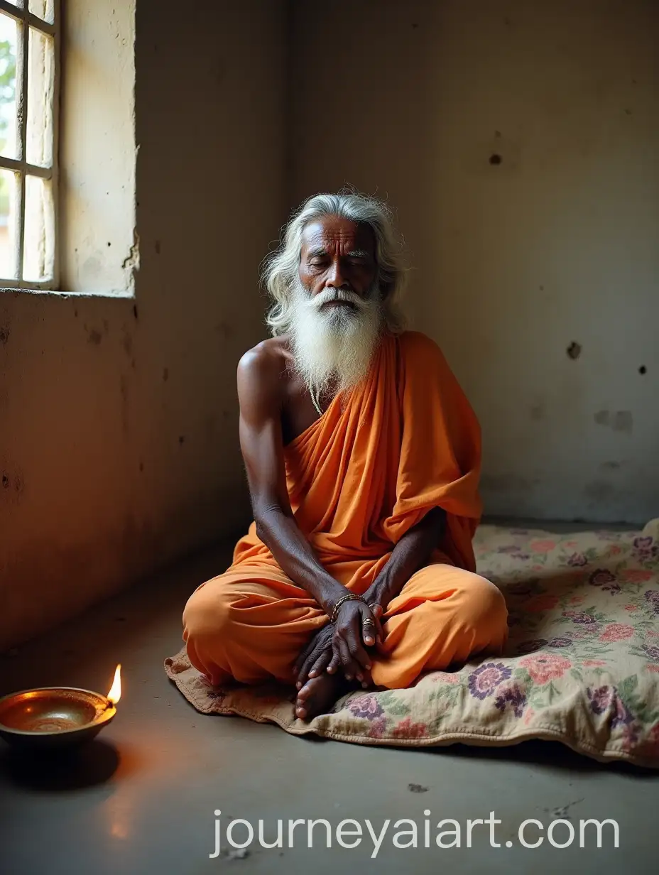 Indian-Saint-Meditating-in-HumAI-Image-Expansion-Requestble-Ashram-Room-with-Soft-Daylight