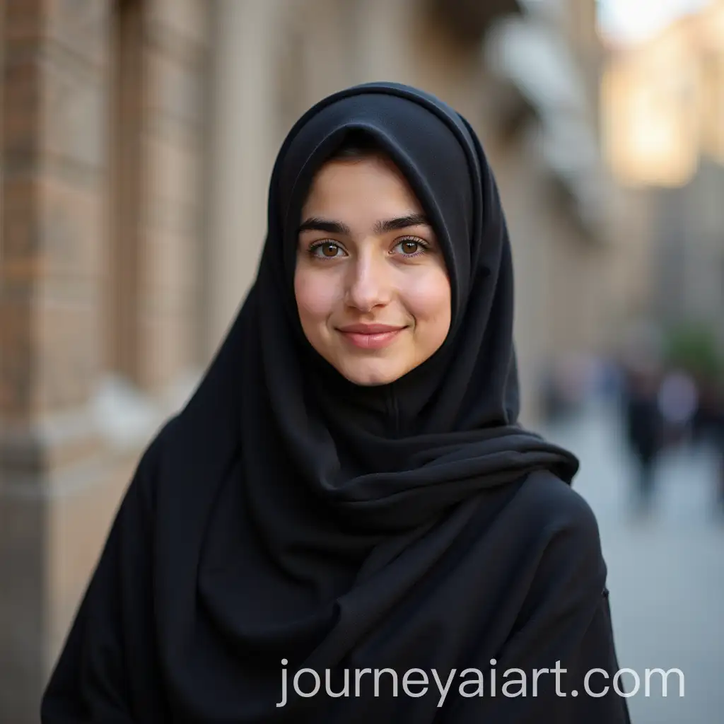 Iranian-Girl-Student-in-Traditional-Covering