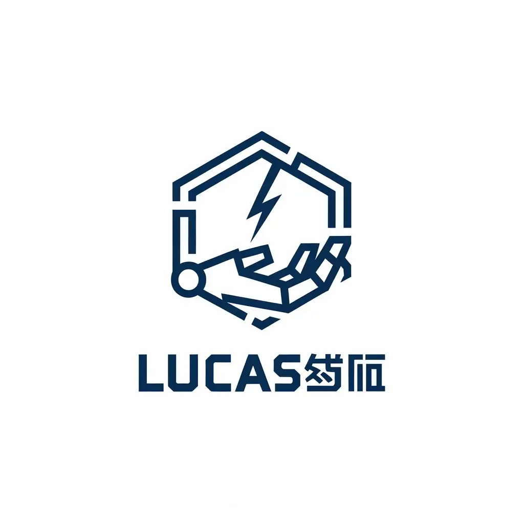 LOGO-Design-For-Lucas-Hexagon-Symbol-in-Technology-Industry