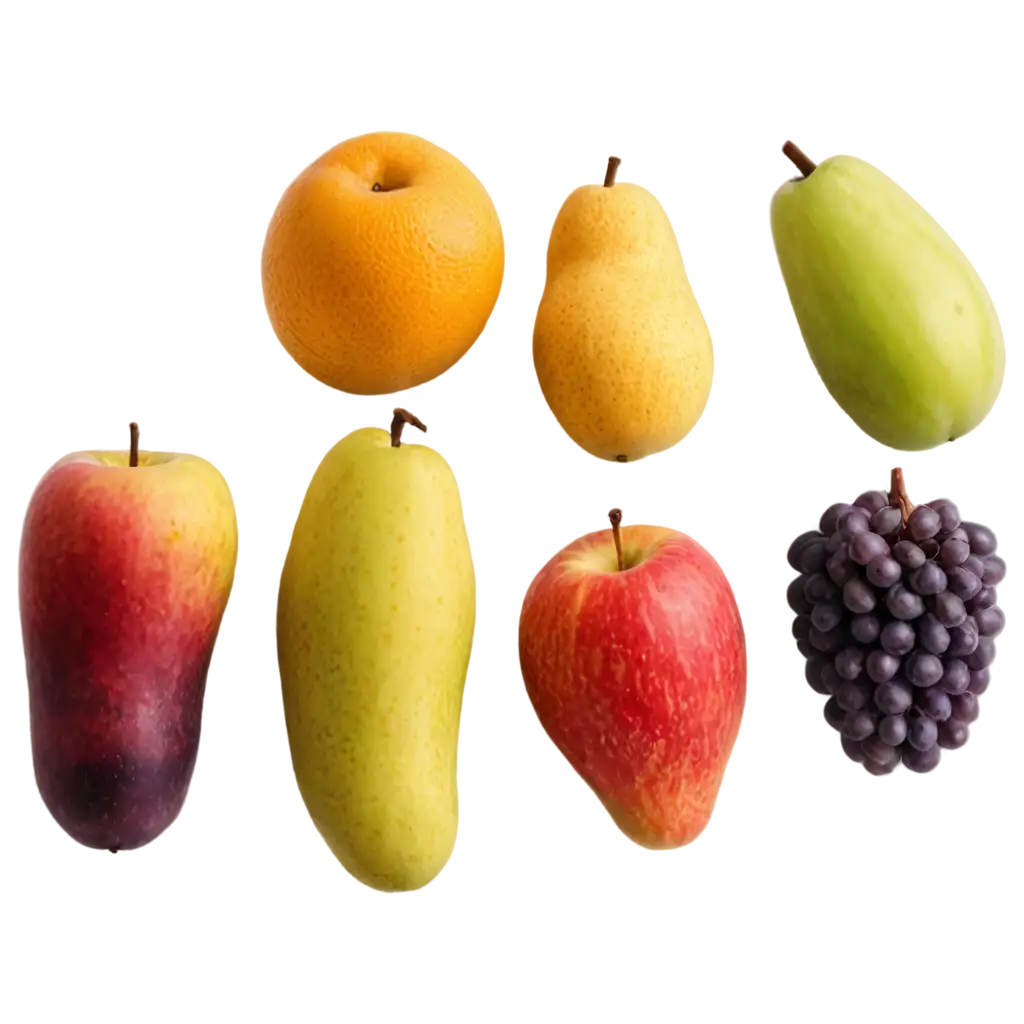 HighQuality-PNG-Image-of-10-Different-Fruits-Apple-Mango-Orange-Banana-Grapes-and-More