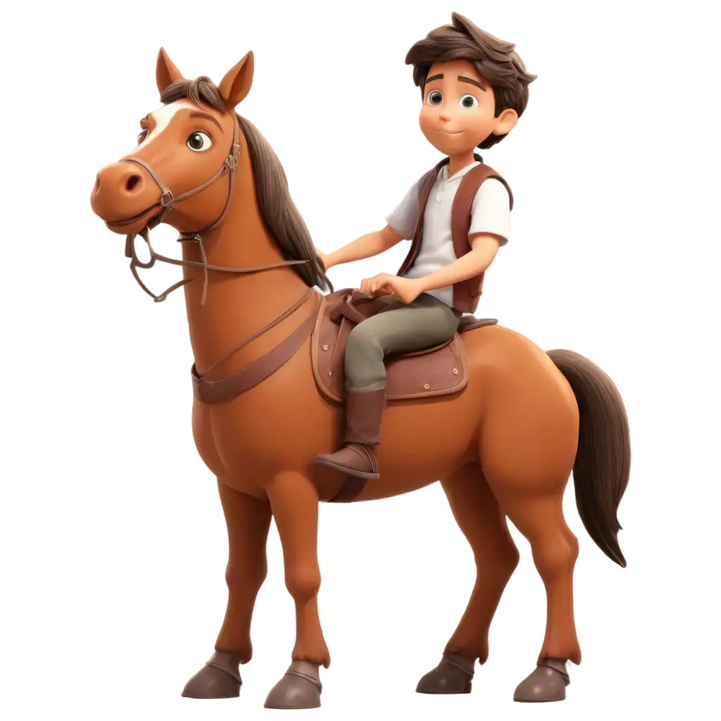 Cartoon-Boy-on-Horse-PNG-Image-Playful-Illustration-for-Digital-Media