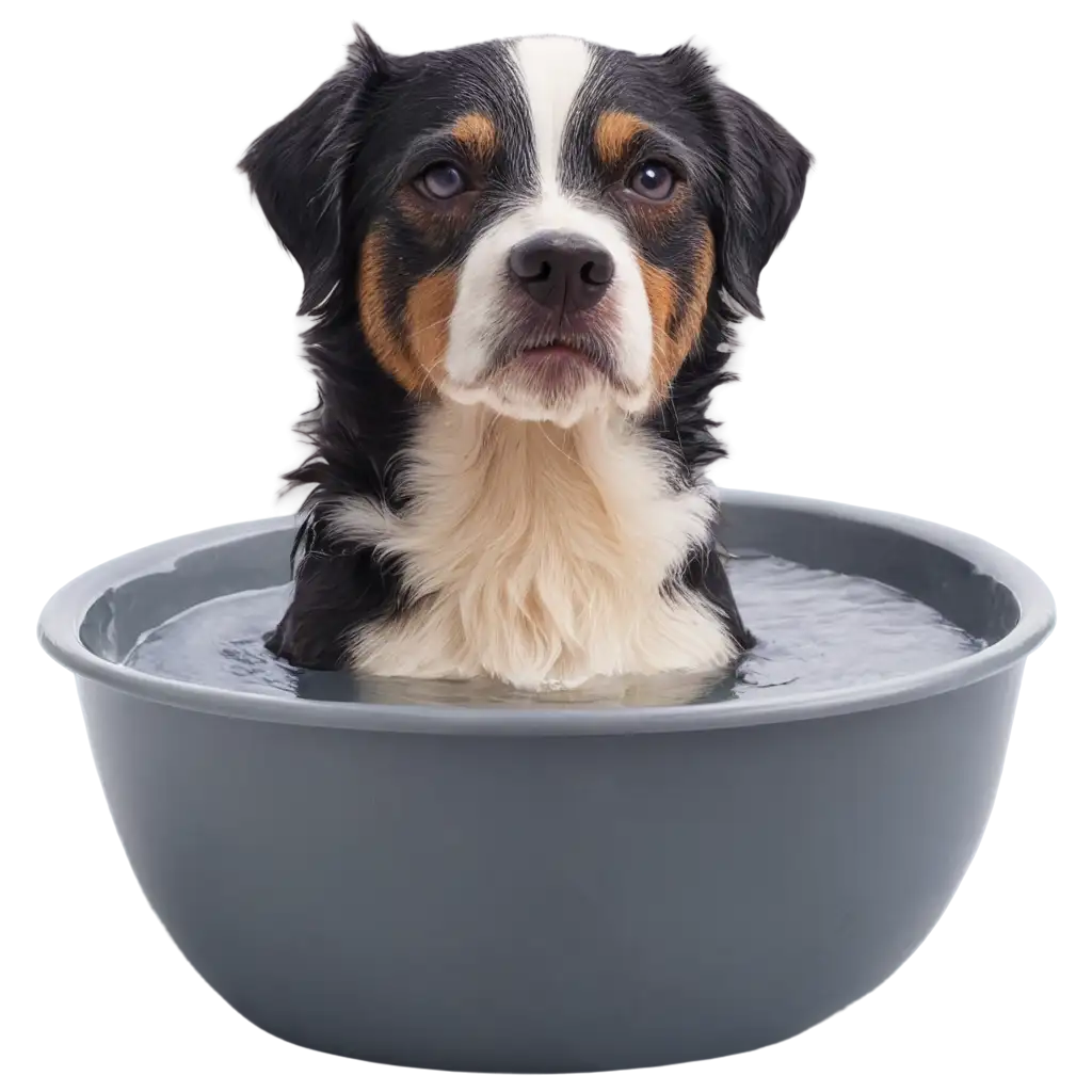 HighQuality-PNG-Image-of-a-Dog-Bathing-Perfect-for-Pet-Care-Creative-Projects