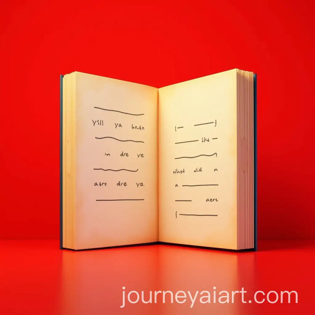 Colorful-Riddle-Book-Illustration-Red-Background-for-Kids-Aged-712