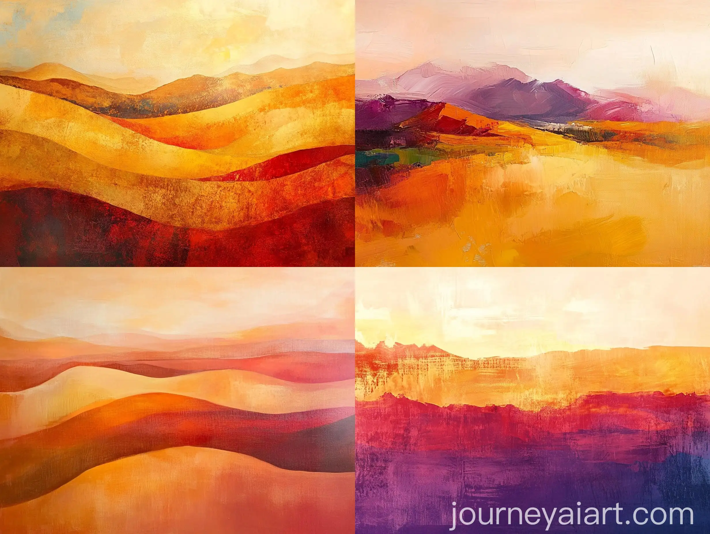 Abstract-Landscape-in-Warm-Colors
