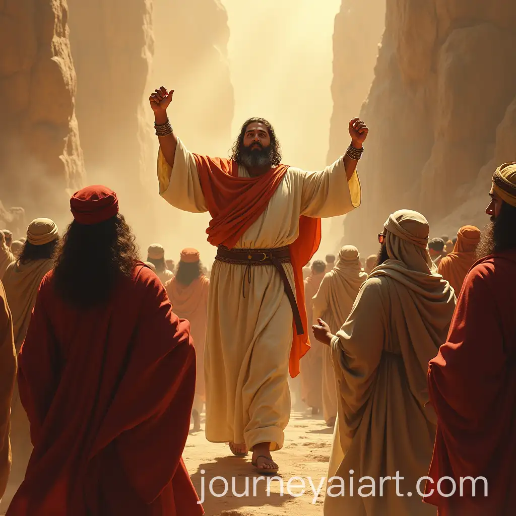 King-David-Dancing-and-Worshiping-as-the-Ark-of-God-Arrives
