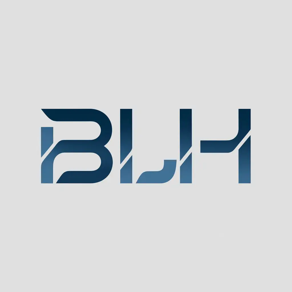 以 BLH 生成一个 logo，简约，科技