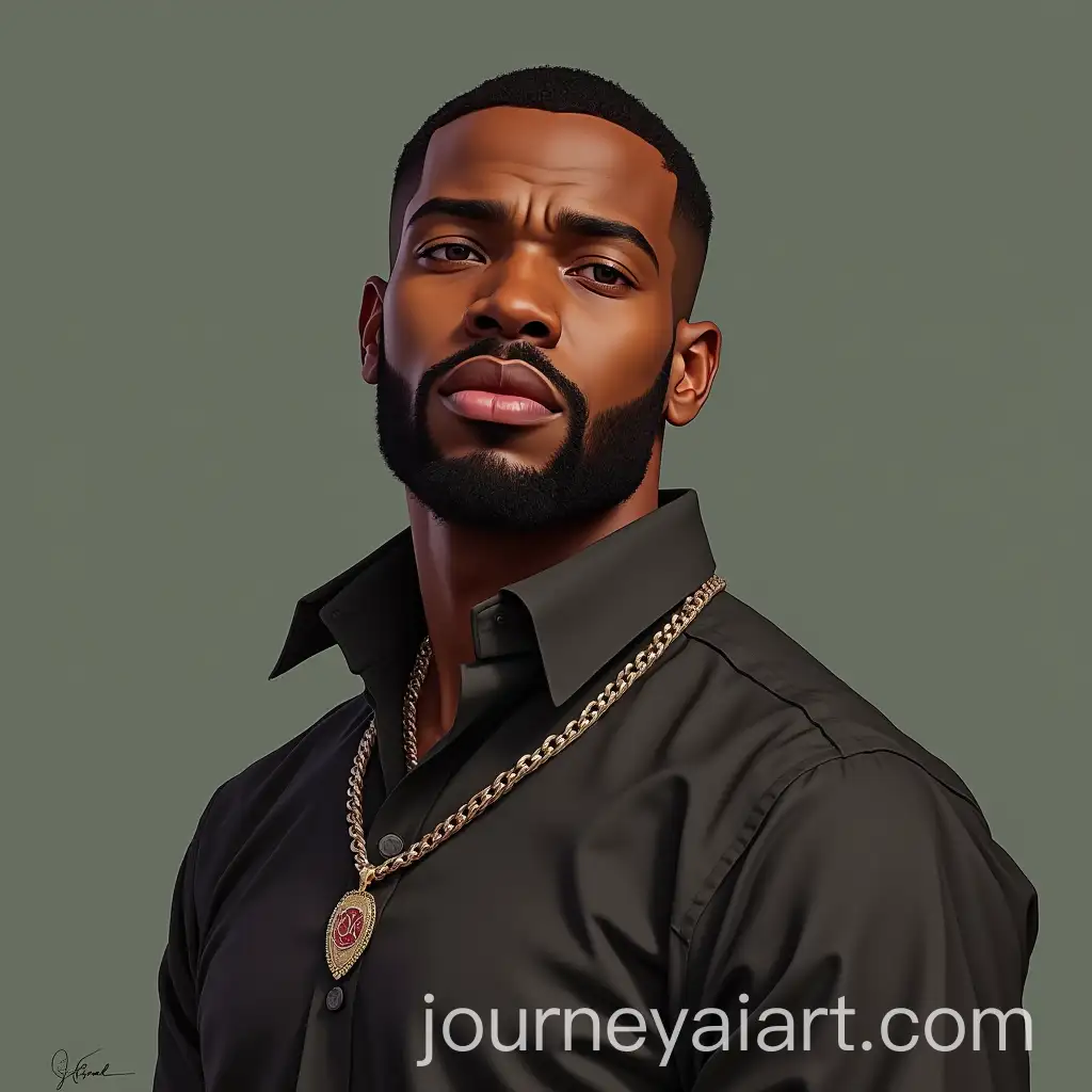 Photorealistic-Portrait-of-Carl-Johnson-from-GTA-in-South-Indian-Style