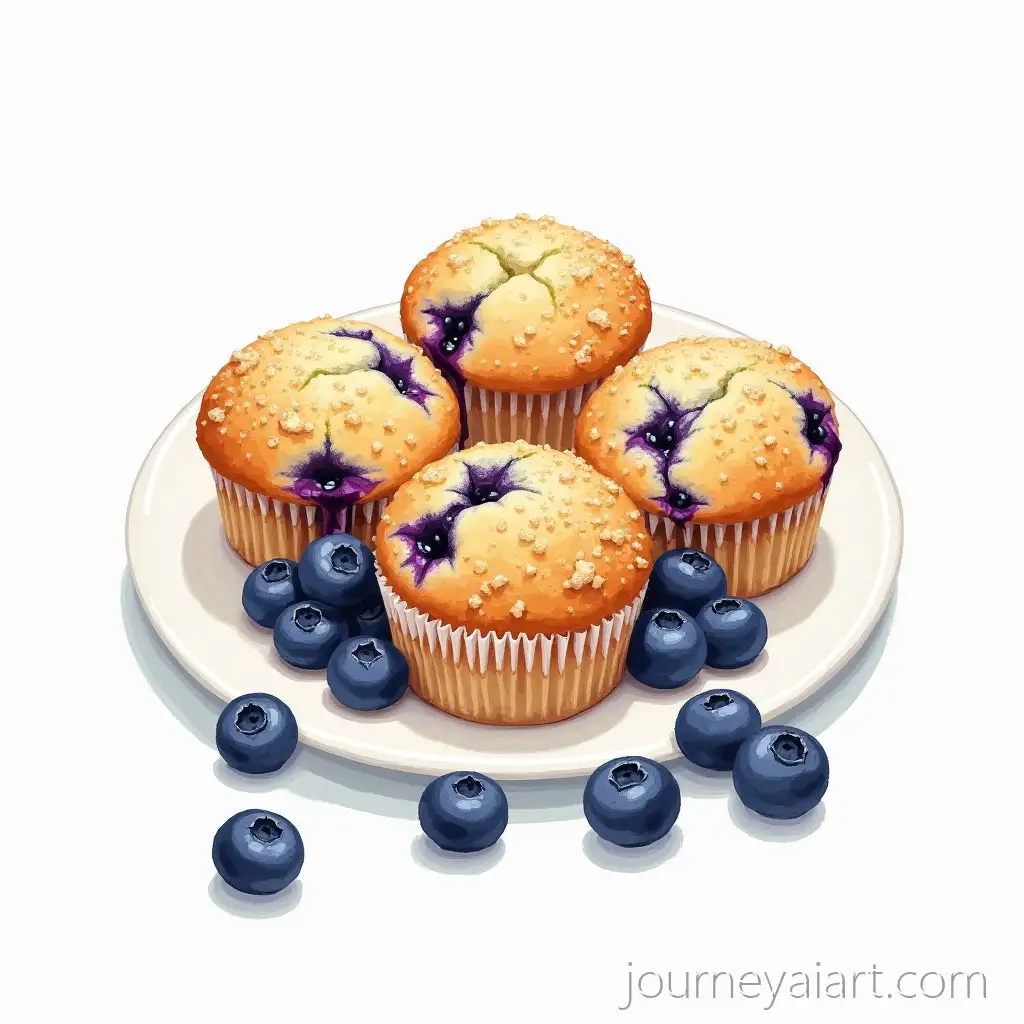 Vibrant-Blueberry-MuffinsAI-Image-Prompt-Expansion-with-Sugar-Crumb-Topping-in-Gouache-and-Mixed-Media