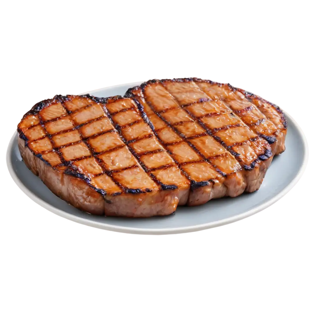 HighQuality-PNG-Image-of-a-Juicy-Grilled-Pork-Steak-for-Culinary-Visuals