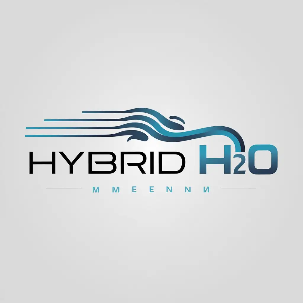 LOGO Design for Hybrid HO Modern Vector with HO and Symbol for Automotive Industry