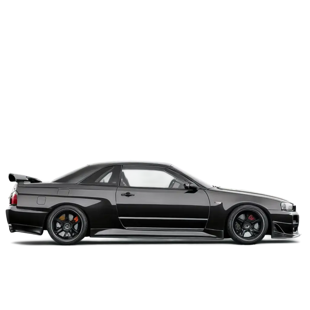 HighQuality-Nissan-Skyline-R34-Black-PNG-Image-for-Automotive-Enthusiasts