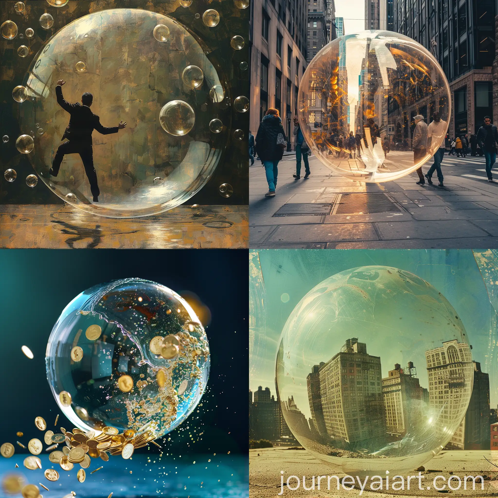Bursting-of-the-Private-Credit-Bubble-Abstract-Financial-Concept