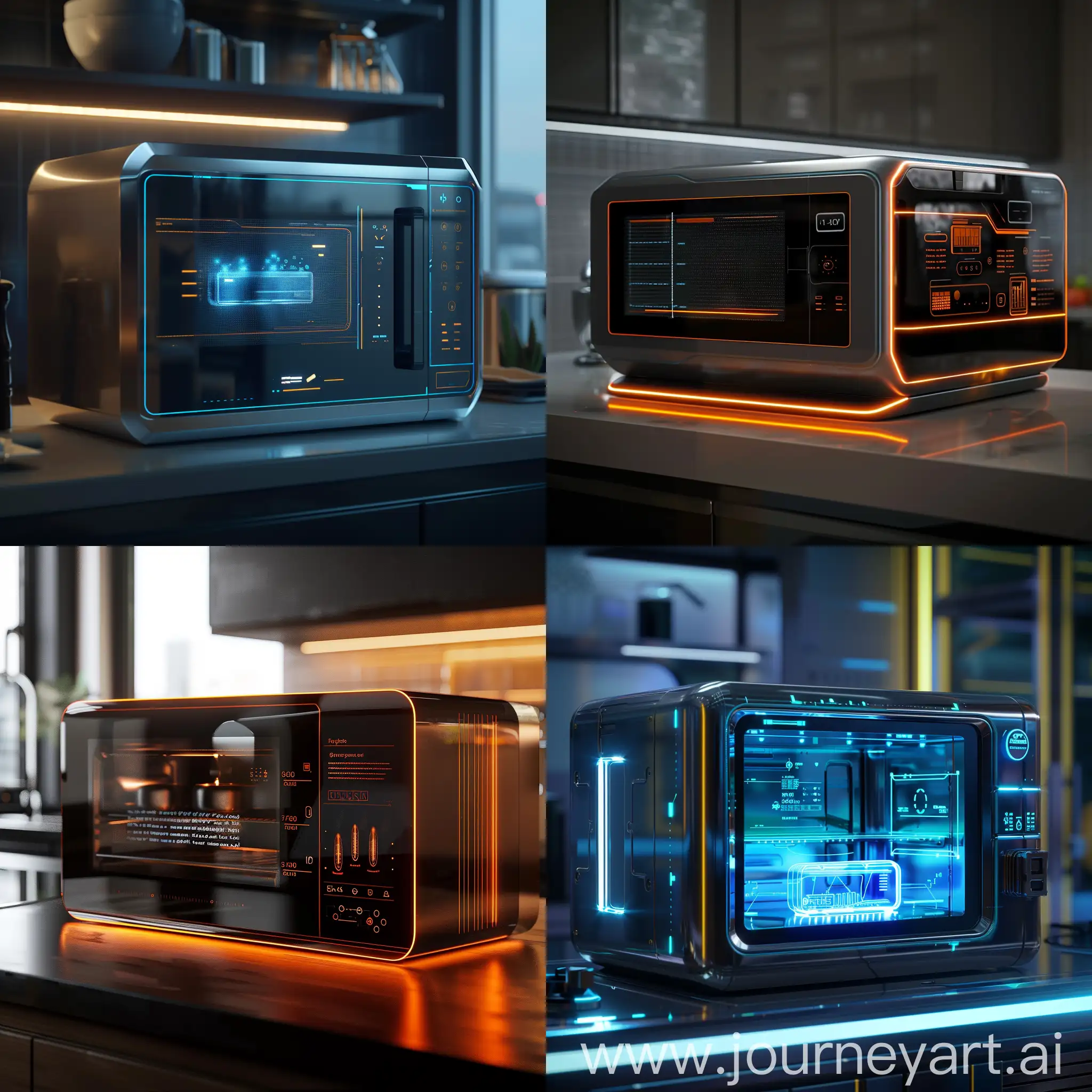 Futuristic-Advanced-Microwave-with-Holographic-Controls