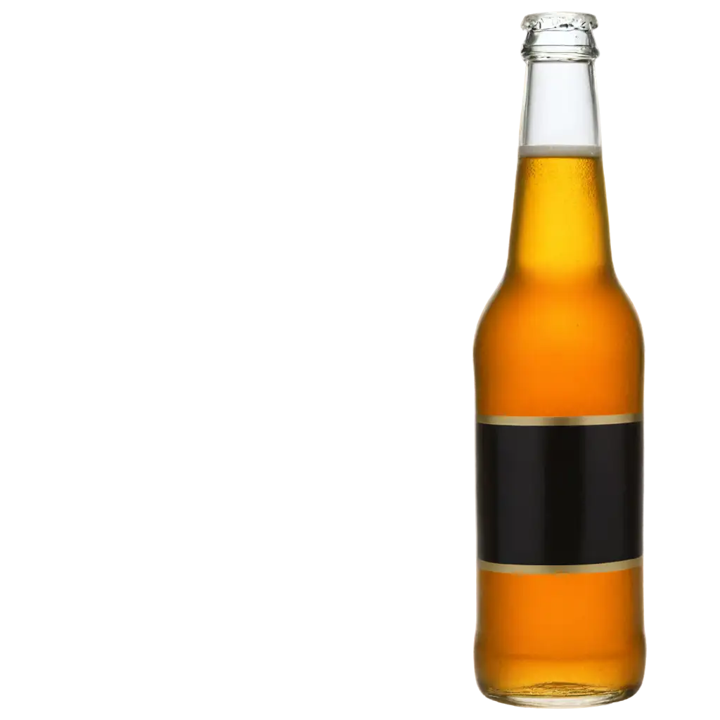 Premium-PNG-Image-of-Beer-in-Bottle-HighQuality-and-Clear-Visual-Representation