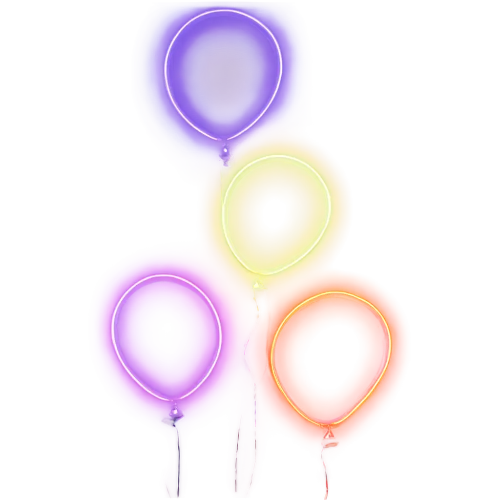 High-Quality-Neon-Balloons-Bunch-PNG-Image-Vibrant-and-Clear-Visuals