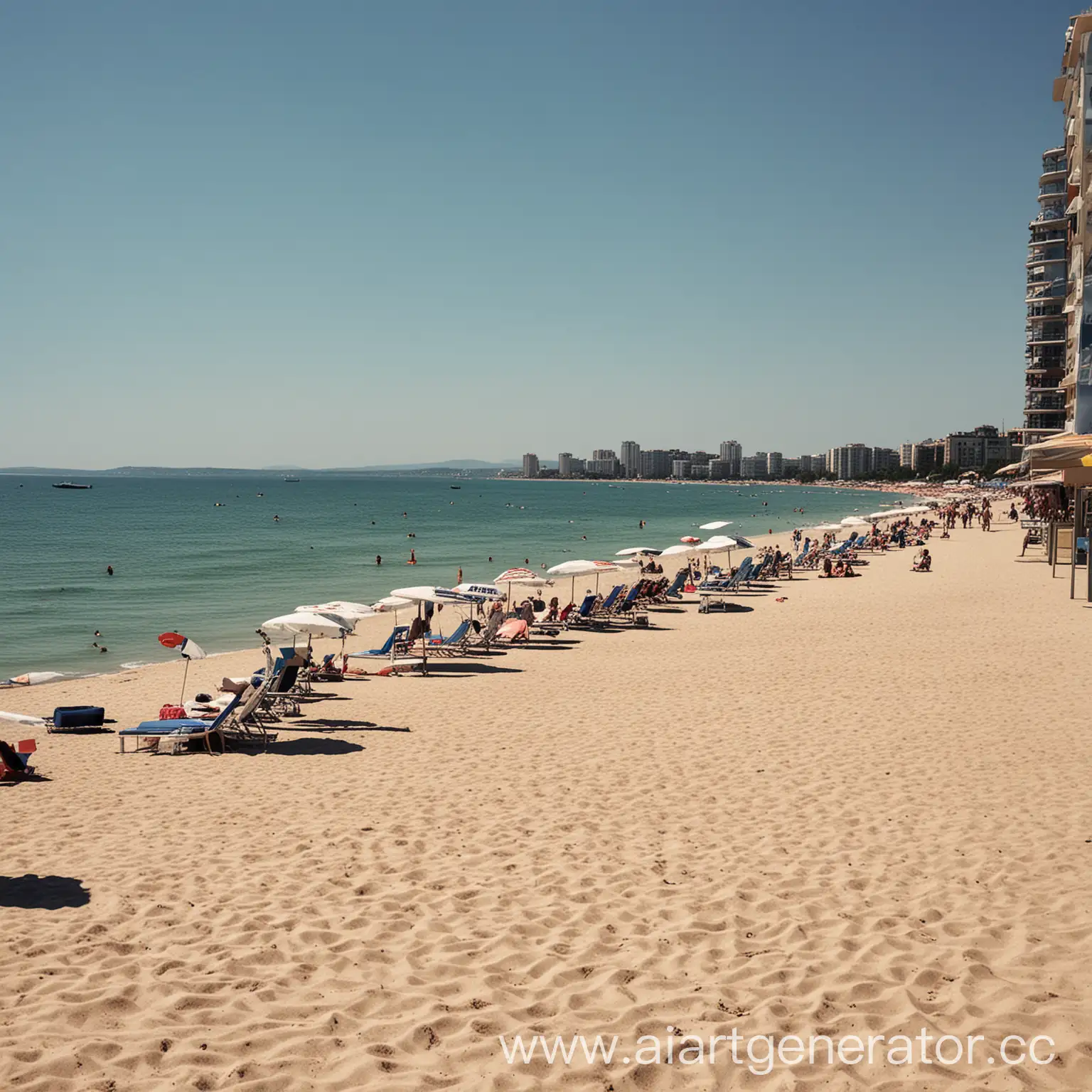 Bright-Sunny-Beach-with-Turquoise-Waters-and-Golden-Sands