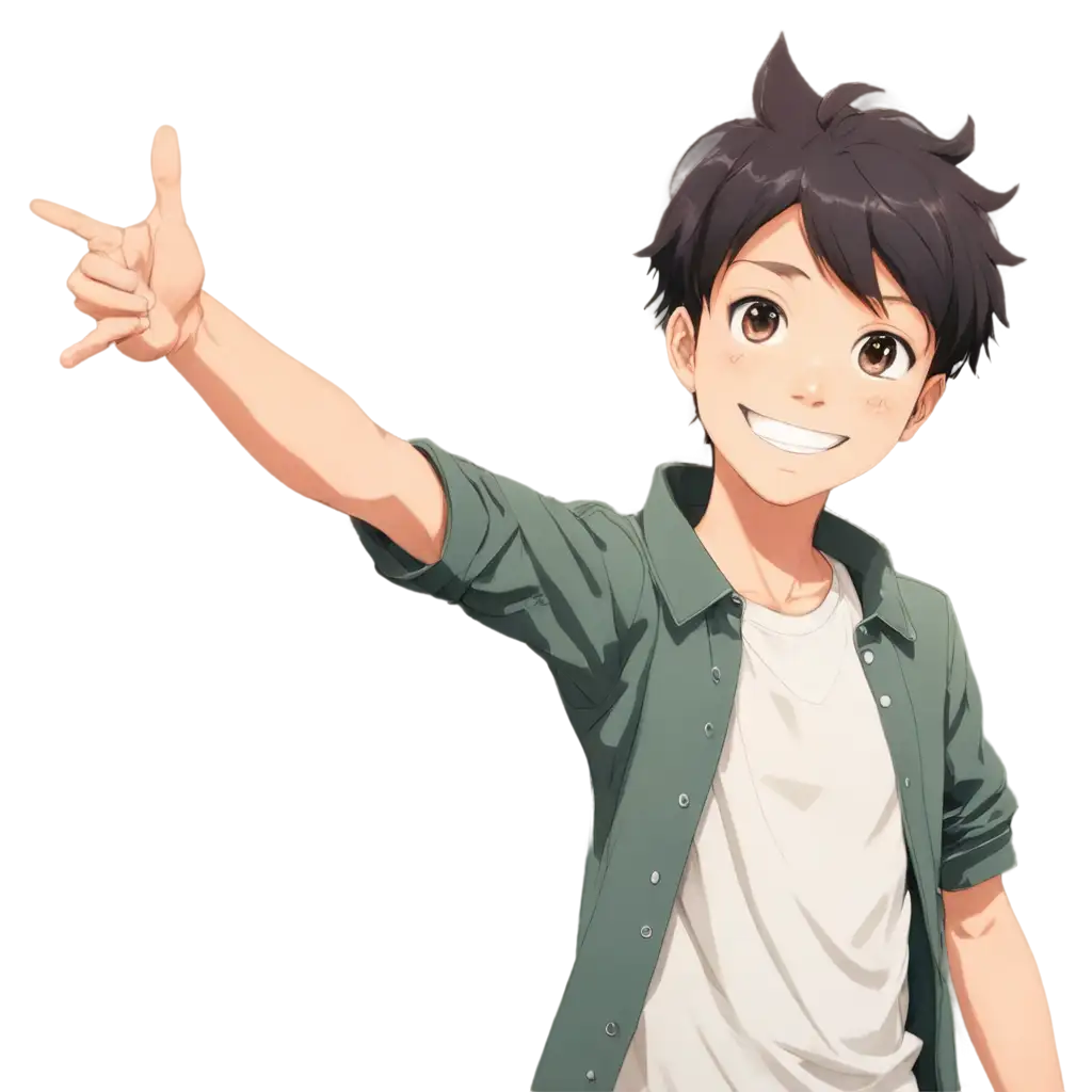 Young-Anime-Boy-Smiling-PNG-Brighten-Your-Design-with-a-Cheerful-Character