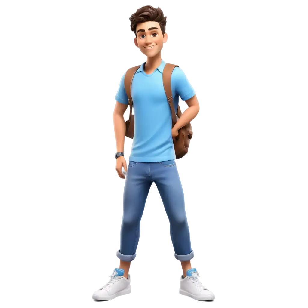 3D-Realistic-PNG-Image-of-Social-Media-Profile-Character-in-Casual-Jeans-and-Sneakers-with-Pena-Netizen-Username