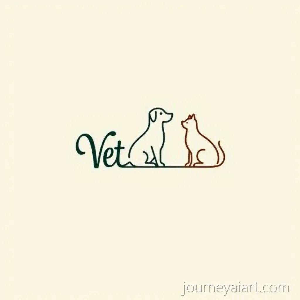 Modern-and-Elegant-Logo-for-SmallLogo-for-veterinary-doctor-Animal-Veterinary-Practice-with-Dog-and-Cat-Figures