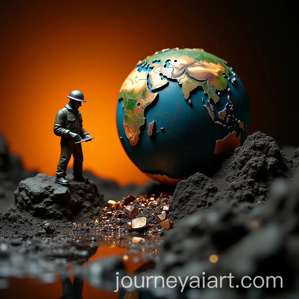 Surreal-Fantasy-Portrait-of-Earth-with-Metallic-Landscape-and-Porcelain-Metallurgist