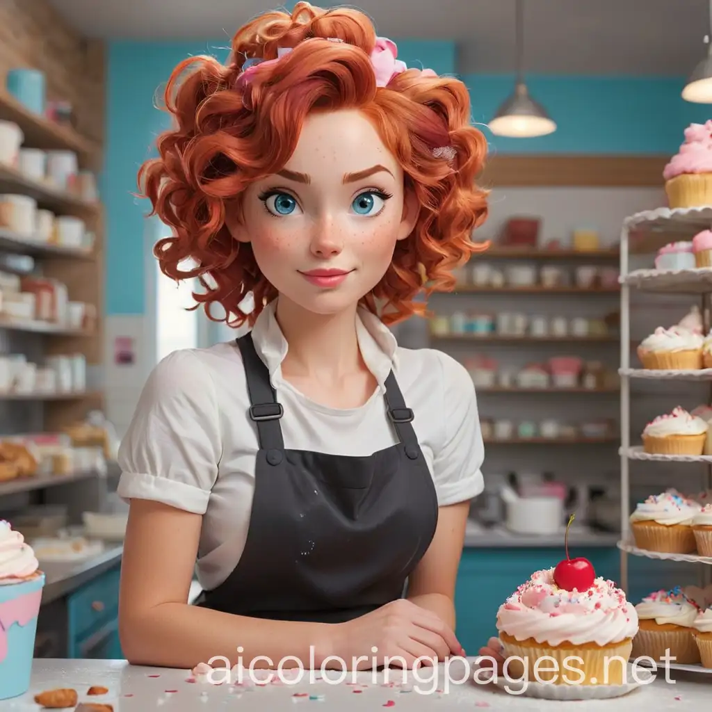 Cheerful-Baker-with-Red-Curly-Hair-in-a-Bakery