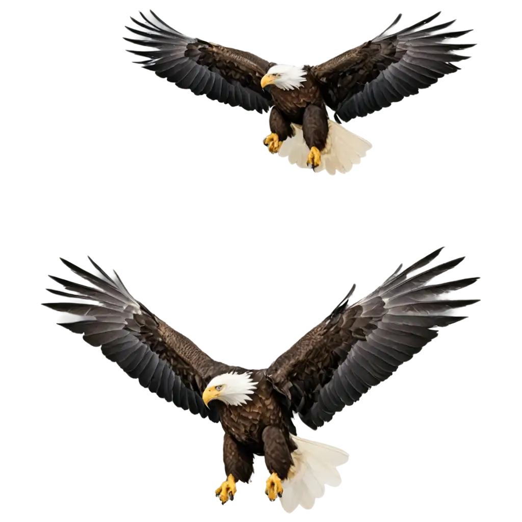 Two-Eagles-Flying-PNG-Image-HighQuality-Artwork-for-Stunning-Visuals