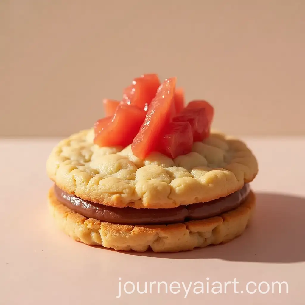 Delicious-Guava-Cookie-with-Fruit-Topping