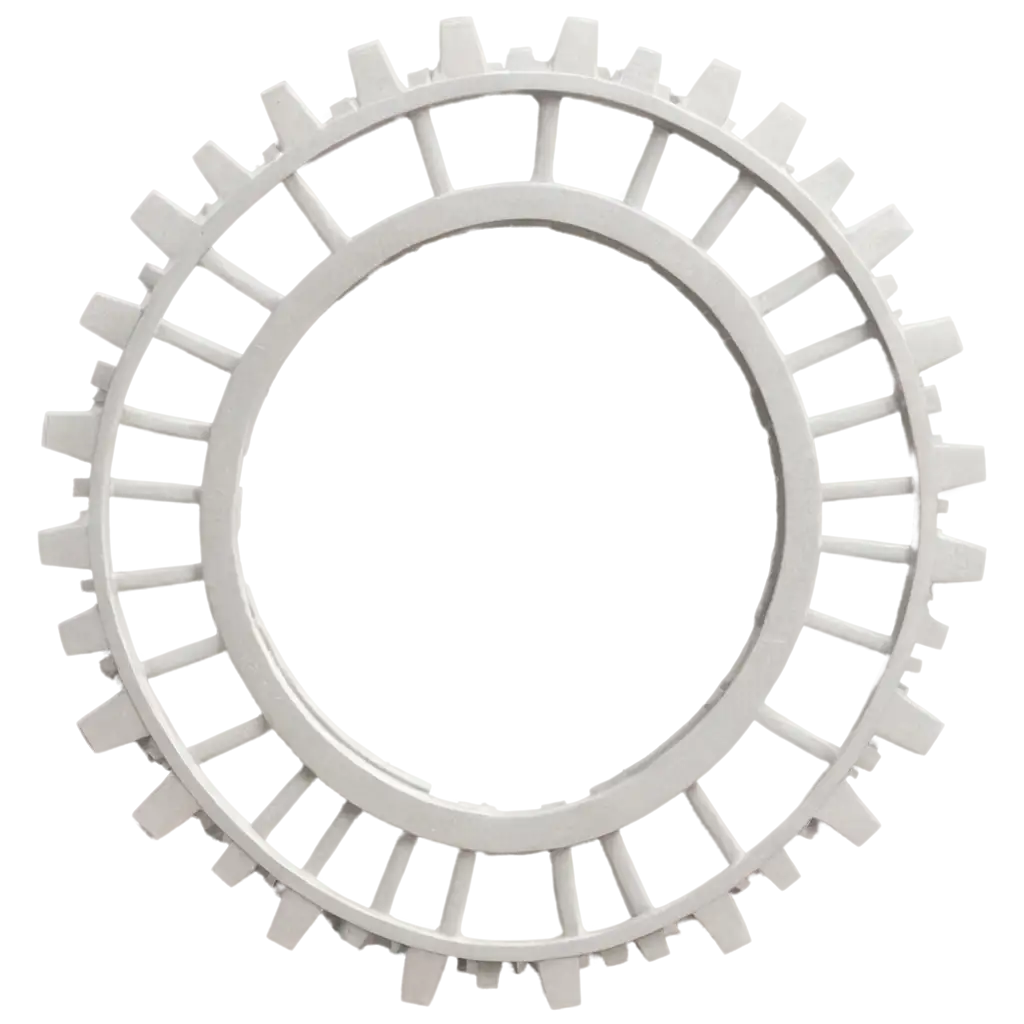 Gear-Ring-Animated-Logo-in-White-Color-HighQuality-PNG-for-Versatile-Applications