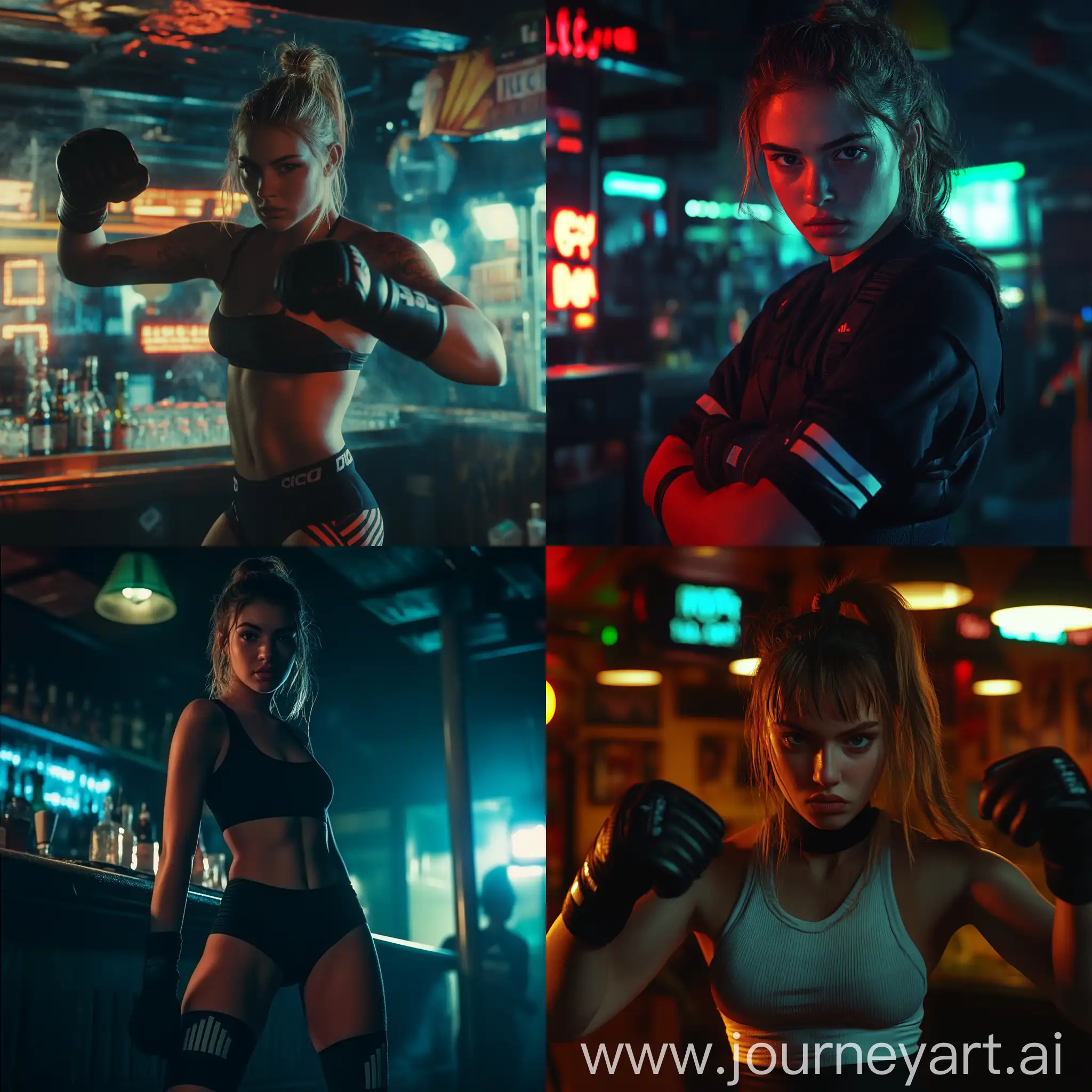 Young-Female-Bouncer-Prepares-for-Action-in-Dramatic-Bar-Scene