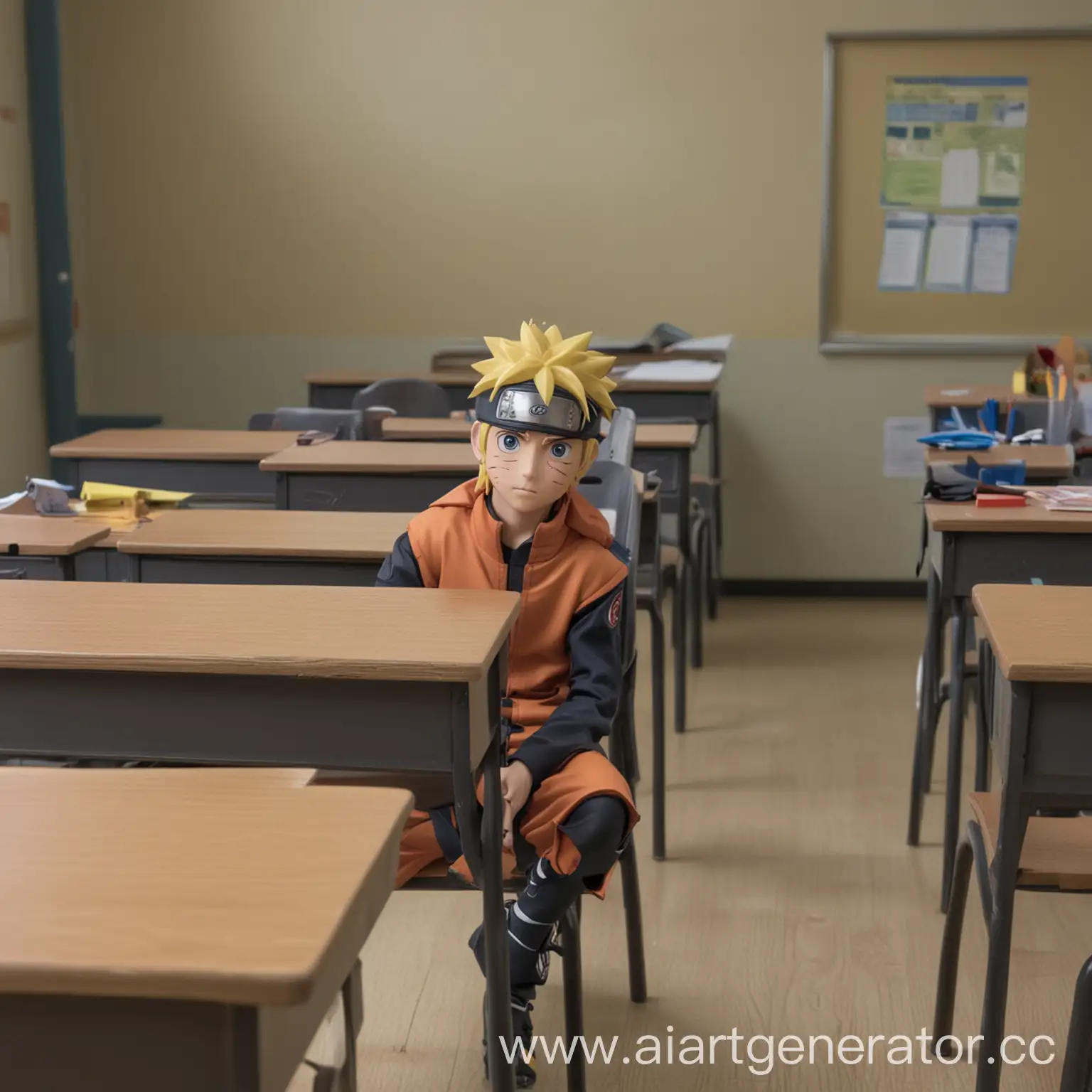 Naruto-Sitting-Alone-in-Classroom