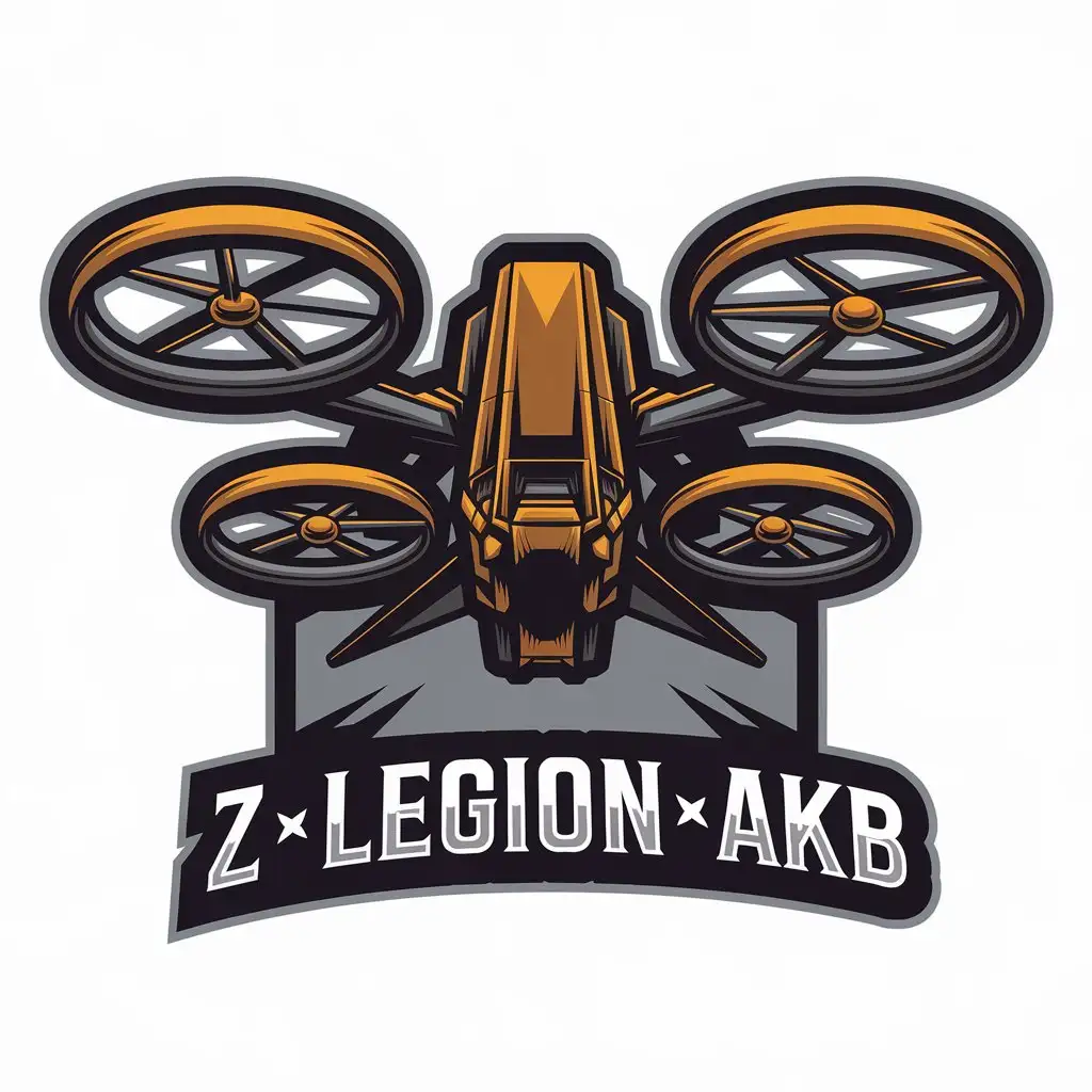 LOGO Design for ZLEGIONAKB Modern Drone Theme with Russian Influence