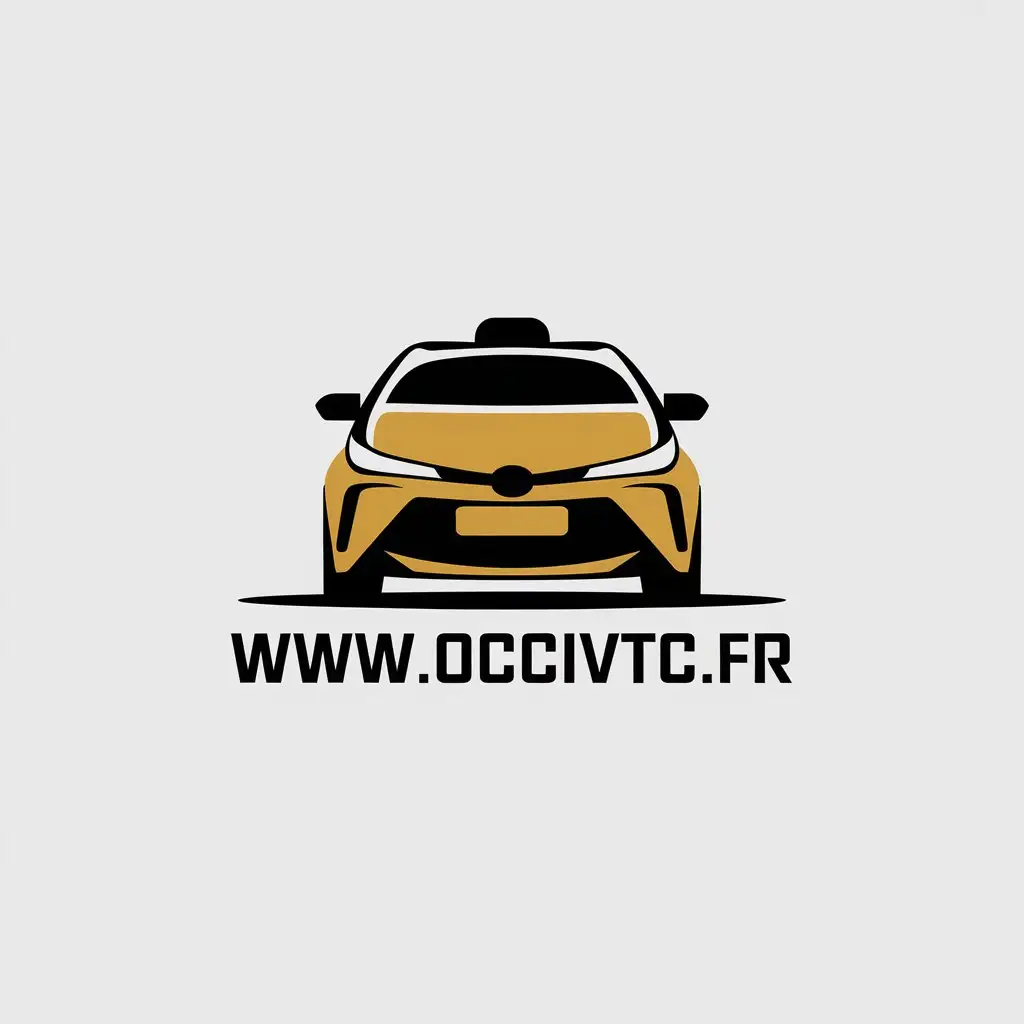 LOGO-Design-for-Occivtc-Minimalistic-Vector-with-Royota-Prius-4-for-Taxi-Industry