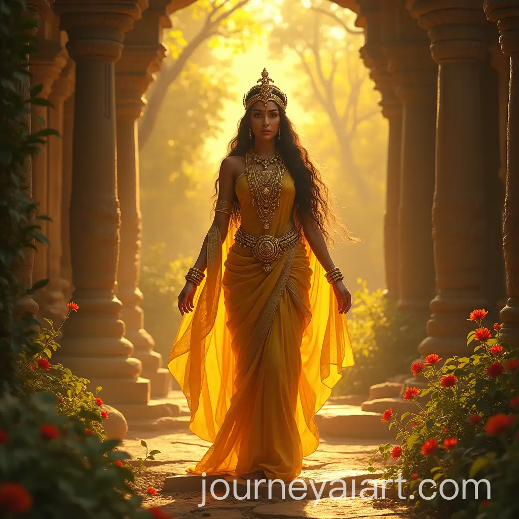 Divine-Maiden-Tulsi-in-Sacred-Temple