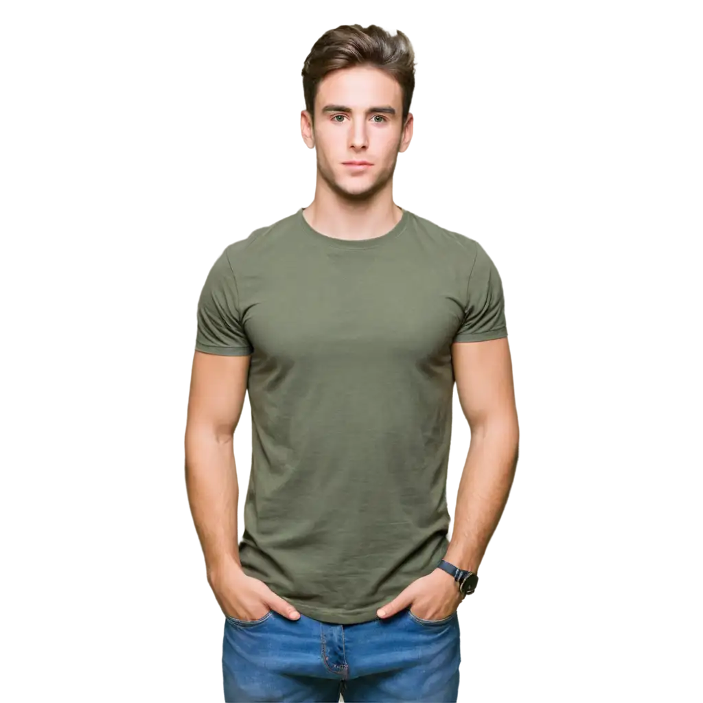 HighResolution-PNG-Image-of-Stylish-Male-Model-in-Artistic-TShirt-Design