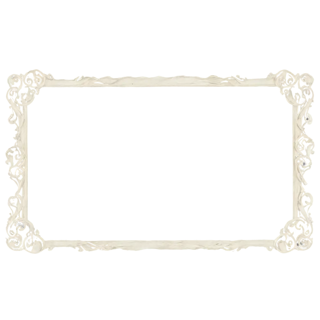 PNG-Image-OptimizationWhite-Vintage-Frame-PNG-with-Elegant-Designs-for-Versatile-Digital-Use