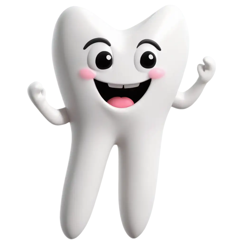3D-Tooth-with-Happy-Face-PNG-HighQuality-Image-for-Fun-and-Engaging-Visuals