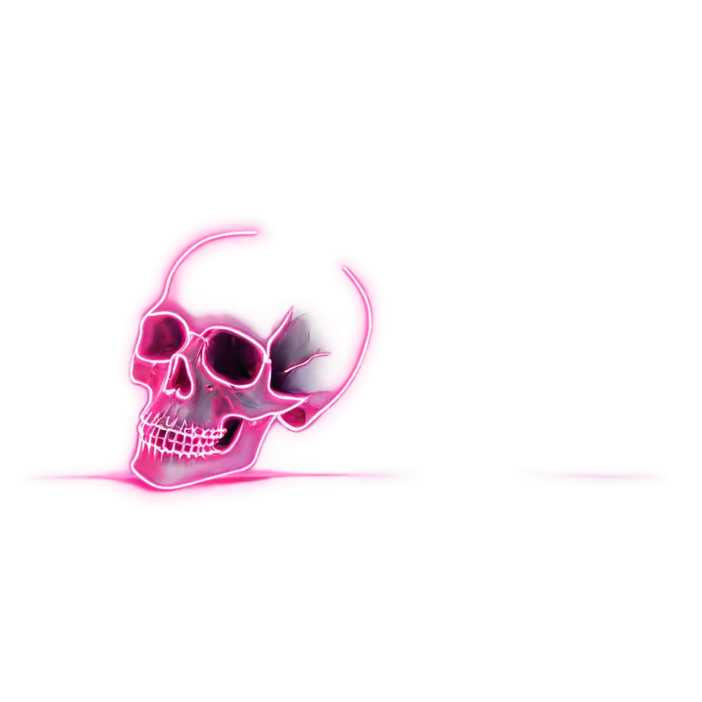 Fun-Skull-Contour-in-Red-Neon-PNG-Image-Create-a-Vibrant-and-Memorable-Visual