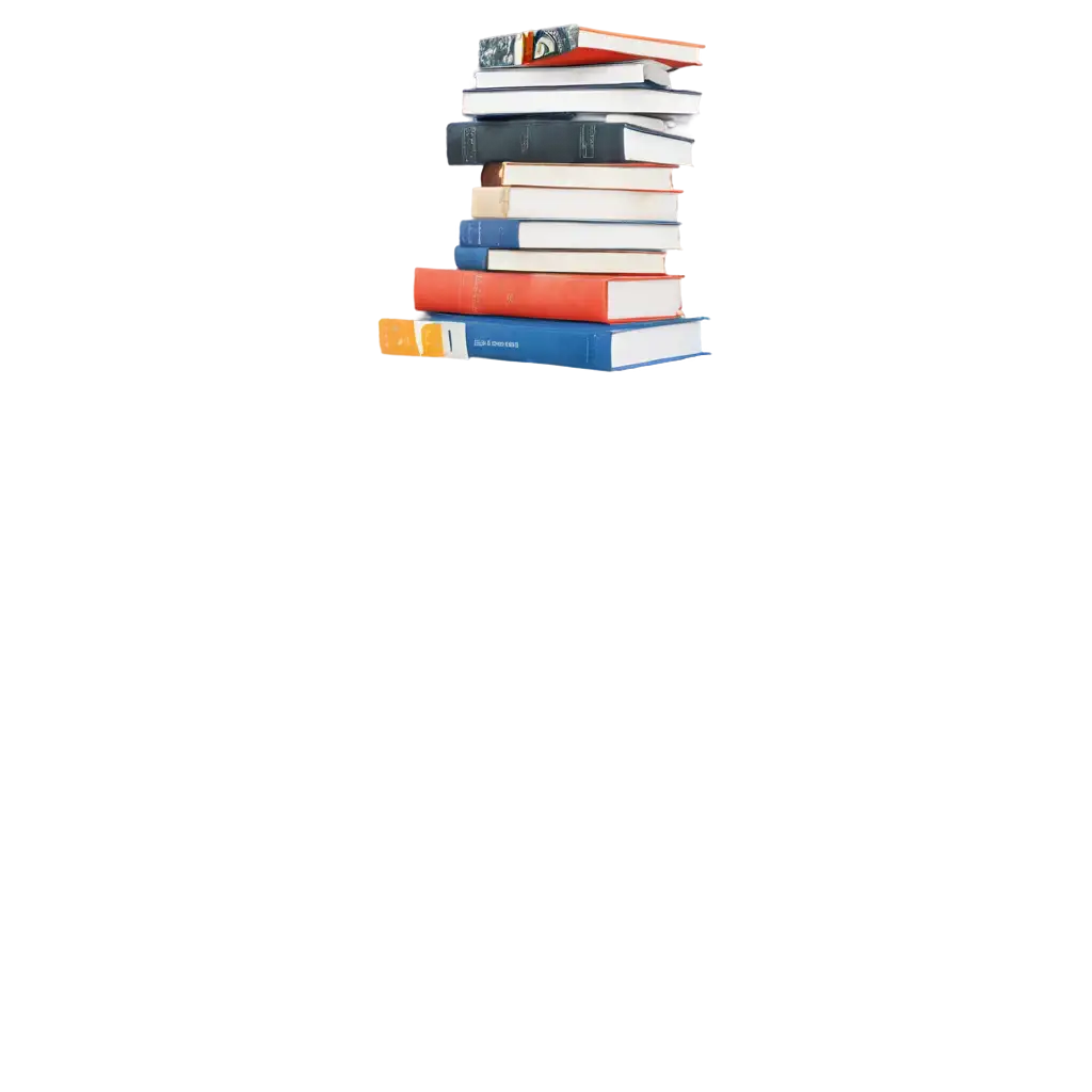 Stack-of-Books-PNG-Image-HighQuality-and-Versatile-Graphic-for-Various-Uses