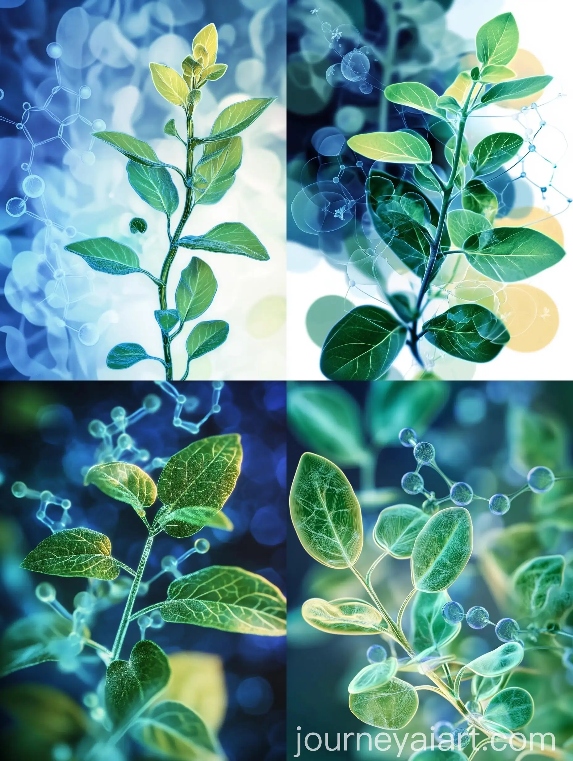 Realistic-Plant-with-Molecular-Structures